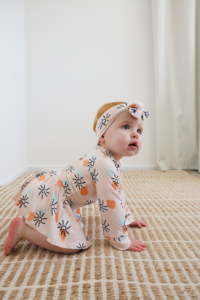 Soulful Bamboo Baby Long Sleeve Dress Bodysuit